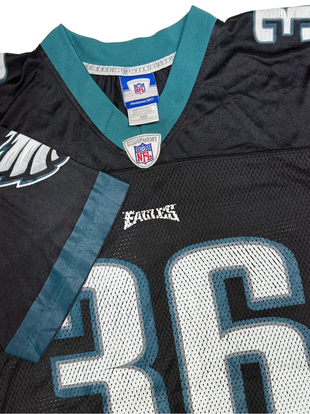 Vintage Philadelphia Eagles Brian Westbrook Reebok Jersey Men Medium Black Y2K